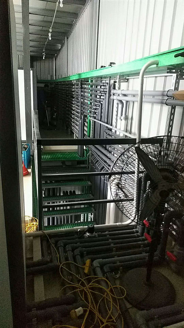 電鍍廠中水回用施工現(xiàn)場